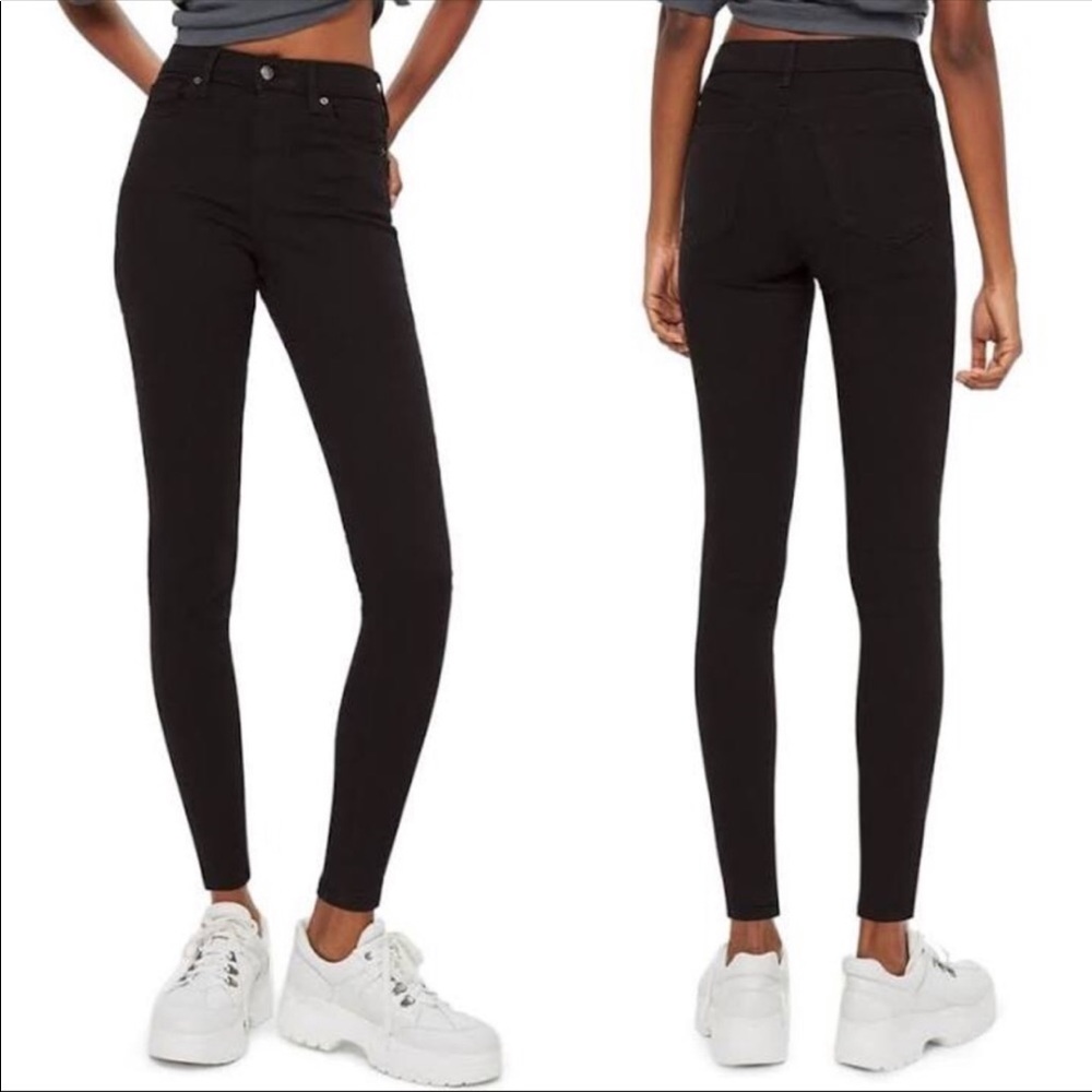 NWT Topshop Jamie High Rise Skinny Ankle Jeans